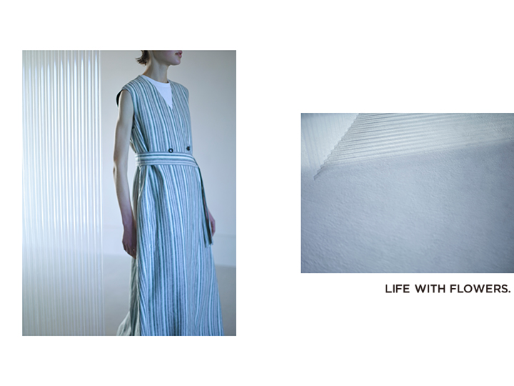 LINEN STRIPE | LIFE WITH FLOWERS. (ライフ ウィズ フラワーズ 