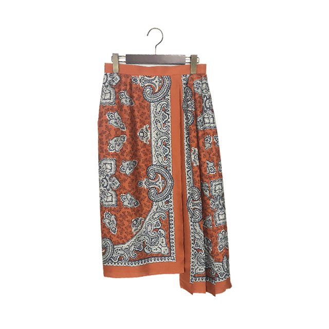 【美品】Lois CRAYON ロイスクレヨン◆モノトーンスクエア刺繍グレンチェックロングコート